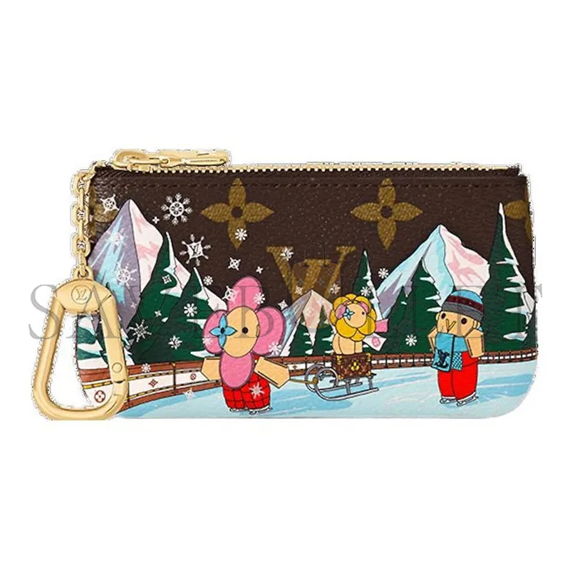 l0*is V*t0n key pouch coated canvas m82620 (12*7cm)